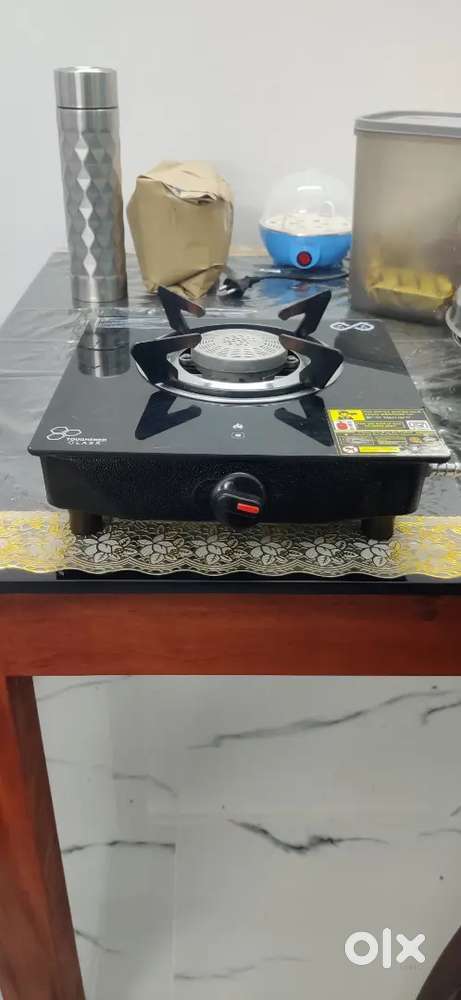 Surya prime cook glass top single burner Gas stove.