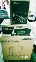Boss home theatre yamaha amplifier & vivitek projector price
