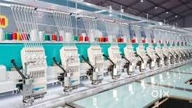 Embroidery mechine oporater for full time