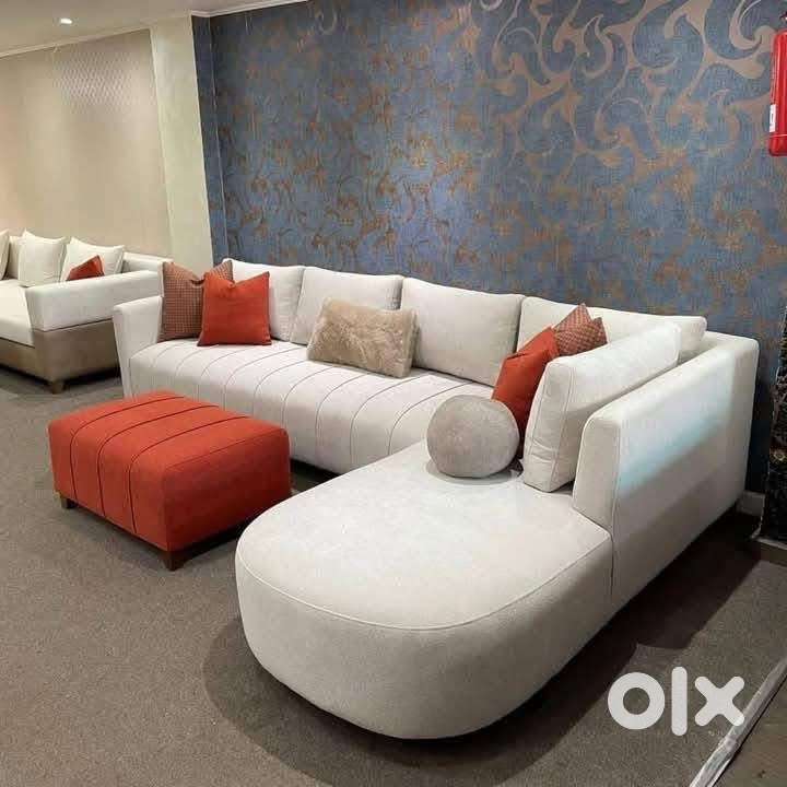 New brand best quality L shape good looking sofa set get at factory pr