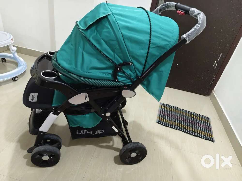 LuvLap Galaxy Baby Stroller for 0 to 3 Years (Green & Black)