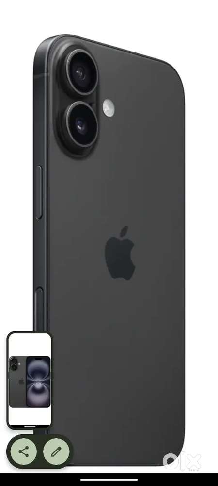 New seal pack iphone 16 black 128gb in 58000 big billian me liya hua