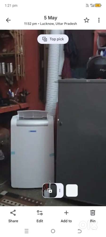 Portable ac 1ton ka 2 maiyna chala hai garmi tak