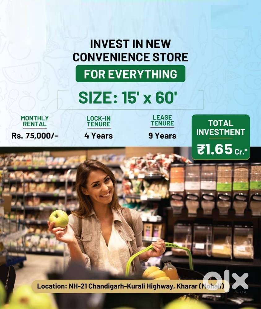 Prime Commercial Showroom Available for Sale with Pre-Leased Rental