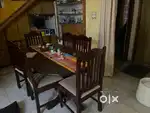 Dining Table with Six Chairs