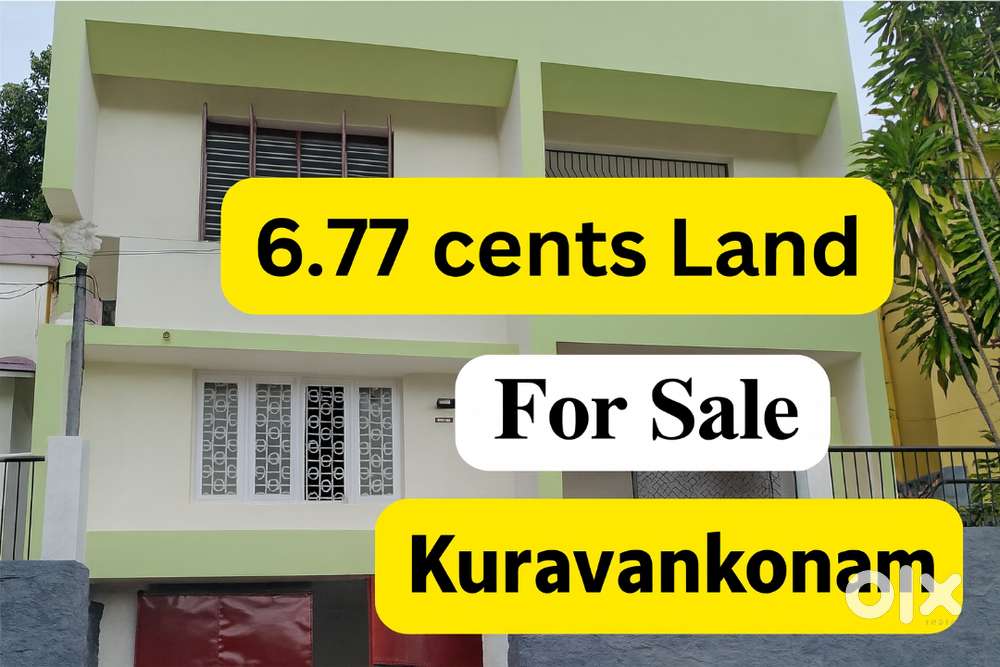 6.77 cents Land with Old House  for Sale at Kuravankonam