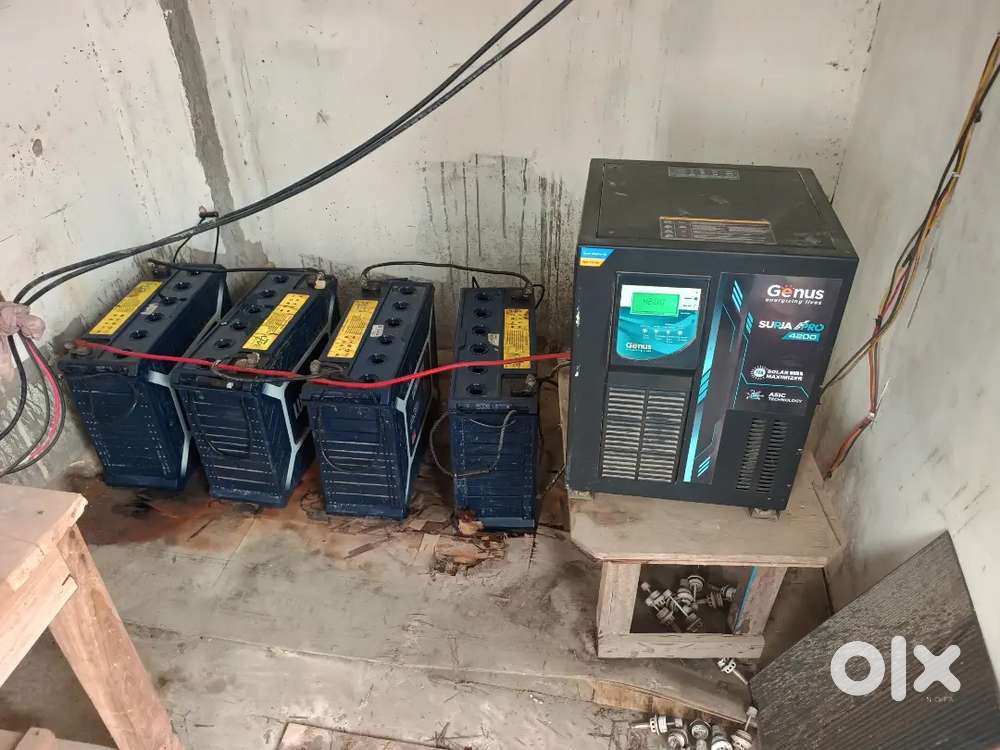 Solar system genius 4kw full and battery