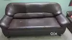 Leatherette sofa set (3+1+1)