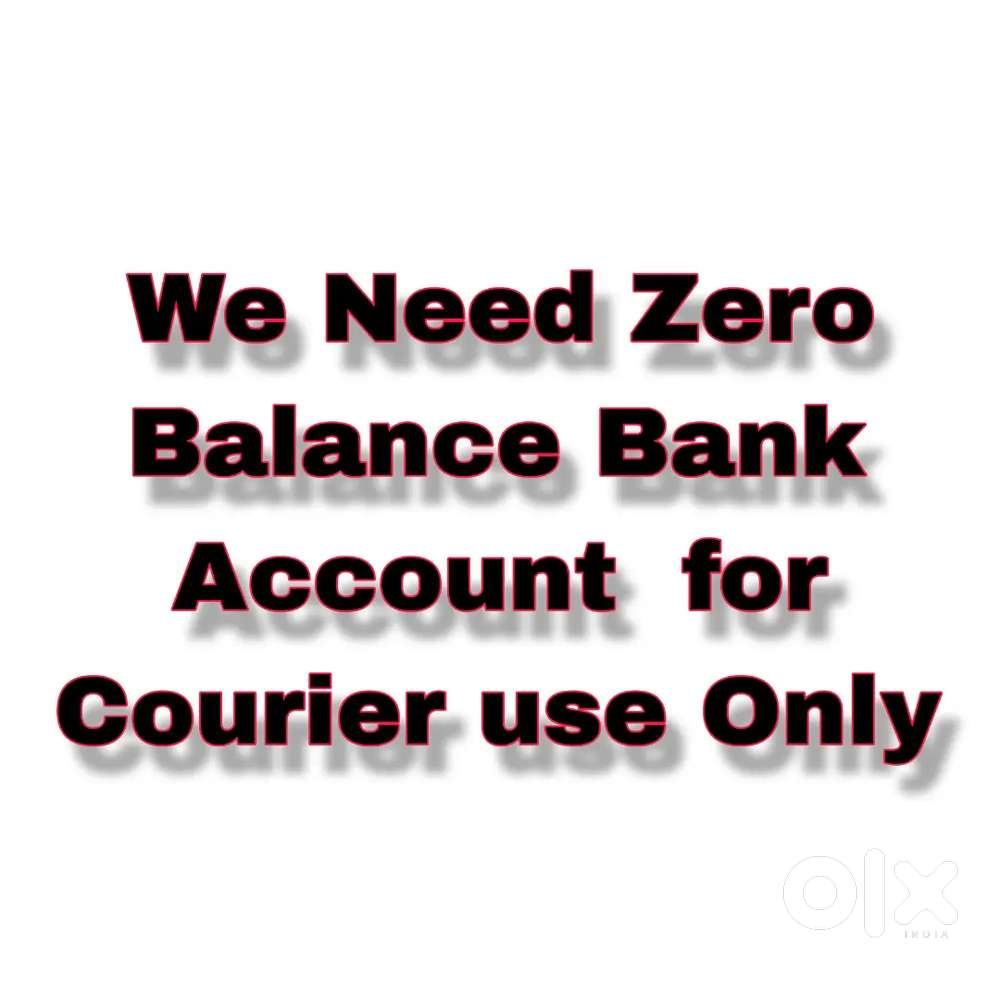 Only zero balance bank account user