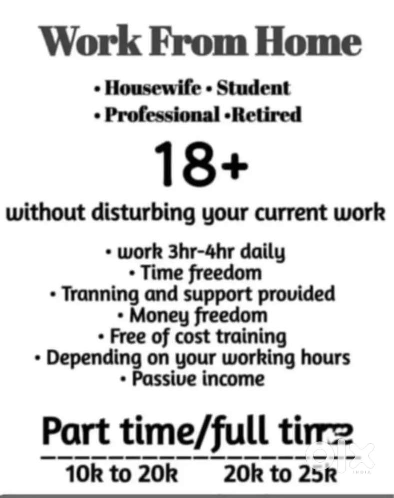 Work from home provider