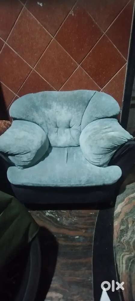 Velvet sofa