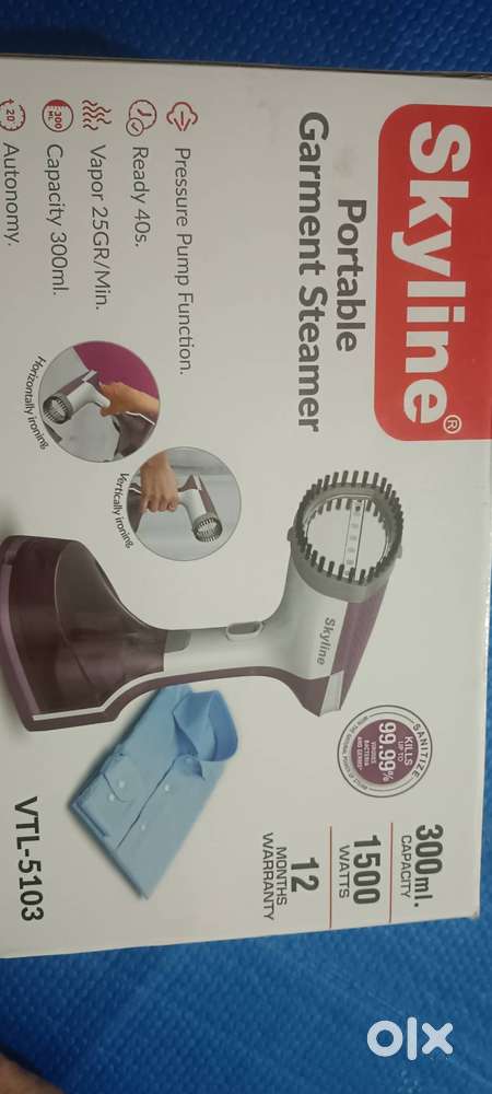 Portable garment steamer