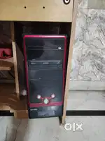 Computer with CPU monitor keyboard and mouse