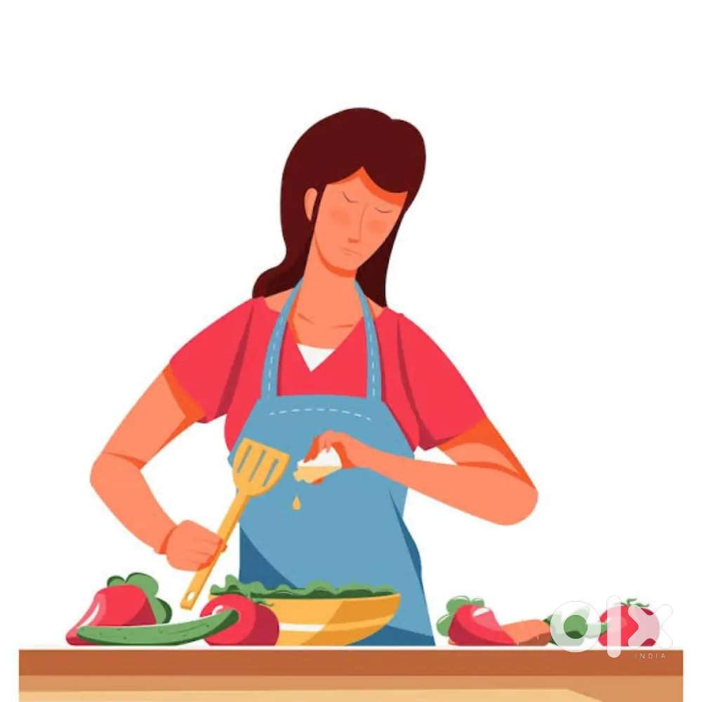Vegetables and fruits cutting and clean