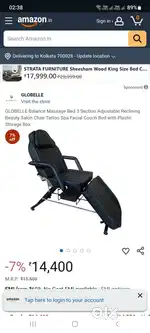 parlour massage bed