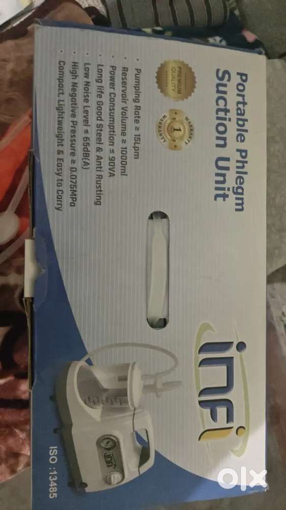 Portable suction phlegem  machine