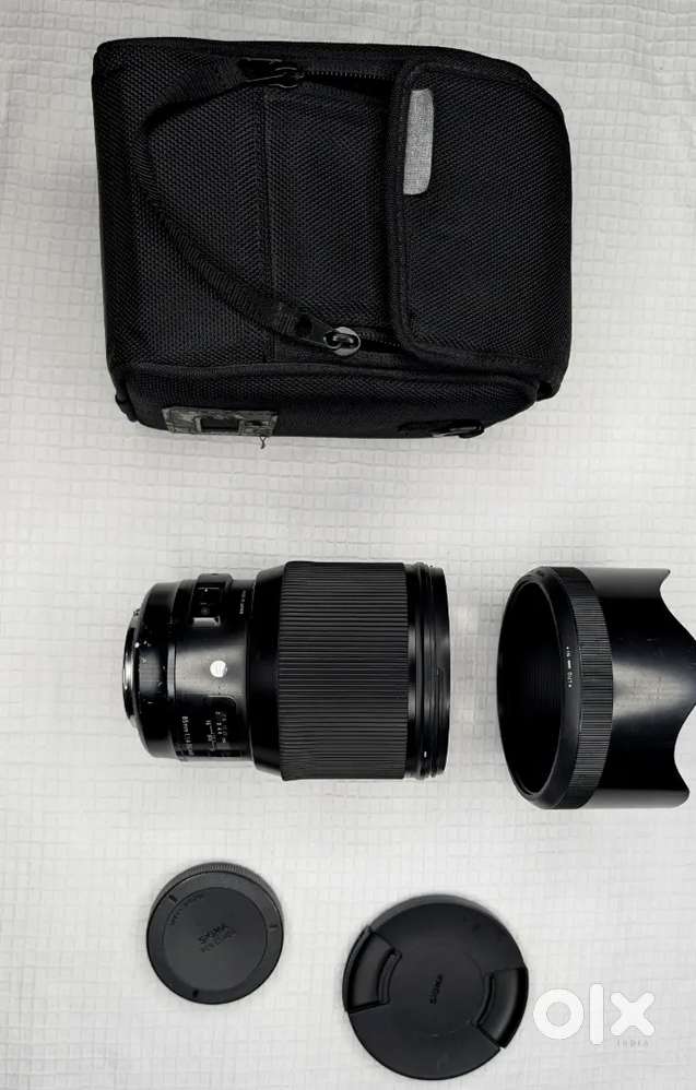 Sigma [canon] 85mm f/1.4 DG HSM A-ART series lens, bag lite used sale