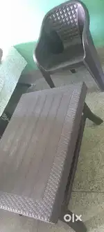Dining table and centre table with 01 chair pvc