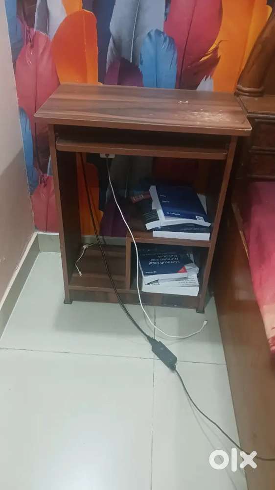 Computer table and chair
