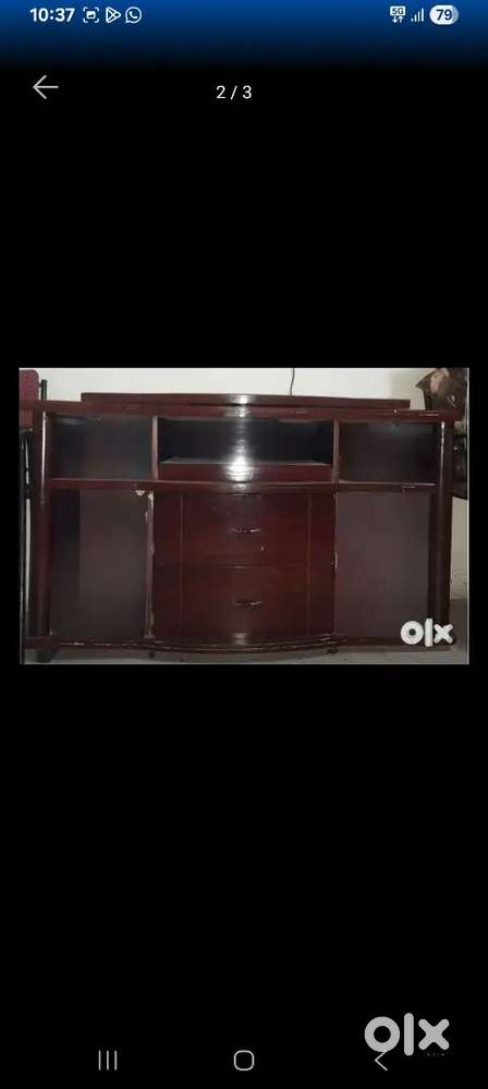 Computer Cabinet and 3 Chairs