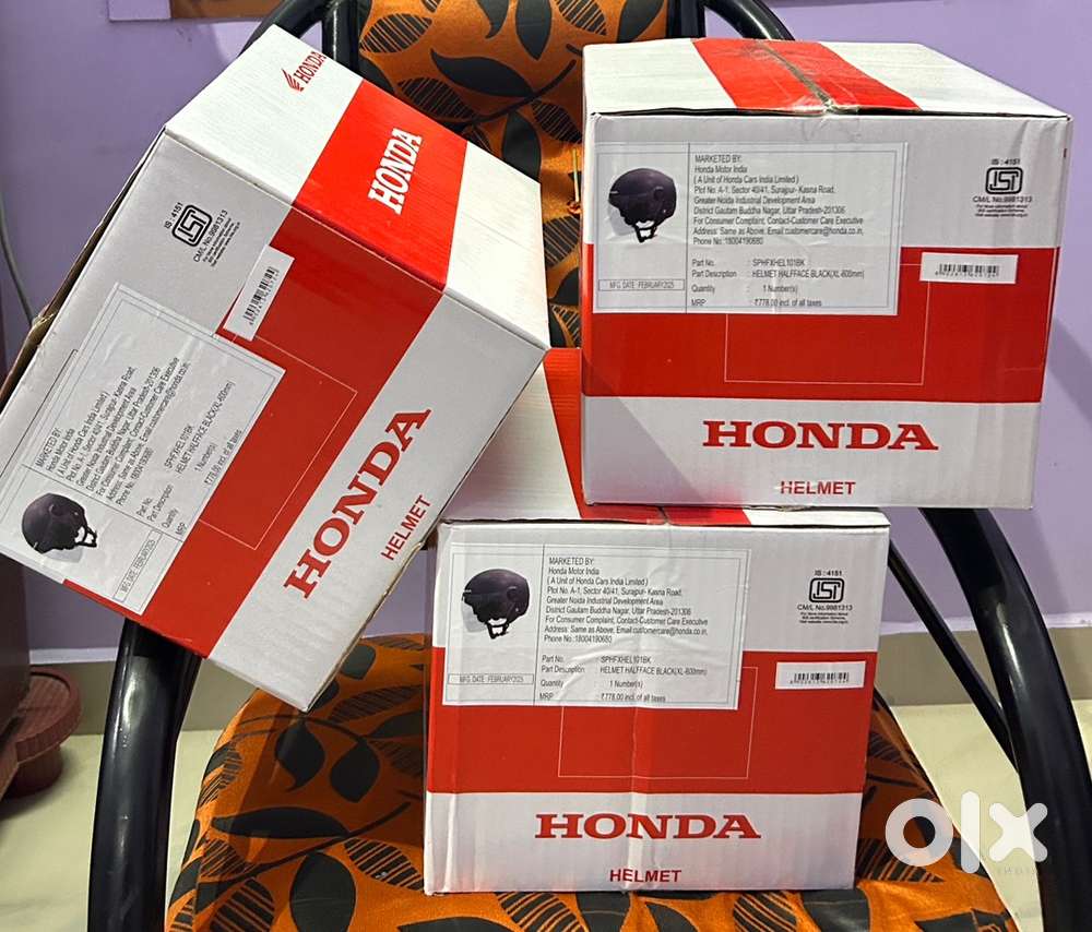HONDA HELMET HALF FACE UNBOXED 2025