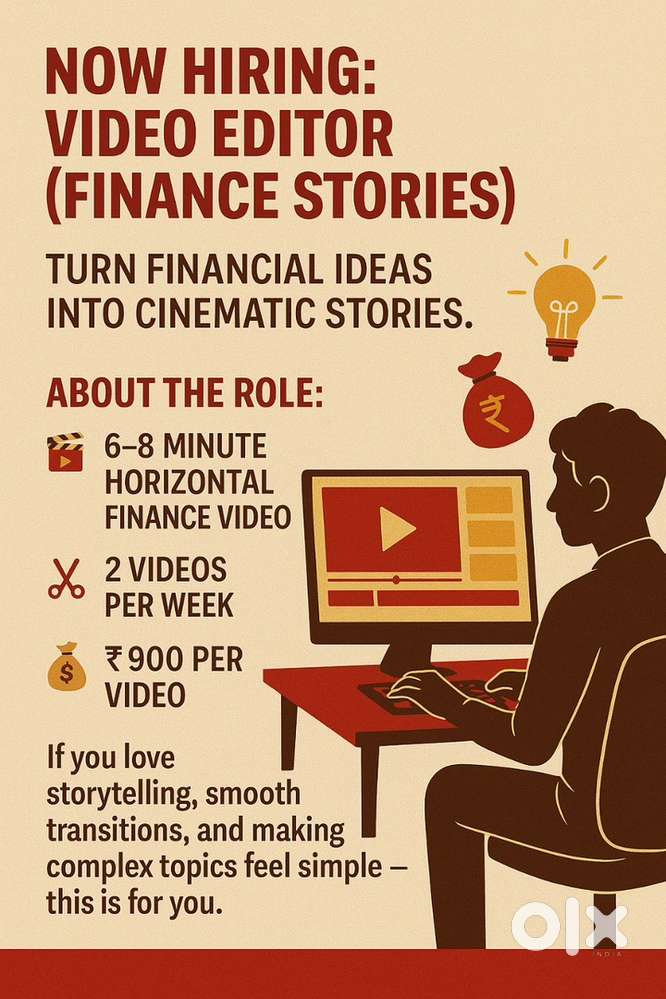 Video Editor for youtube videos (6-8 mins long)