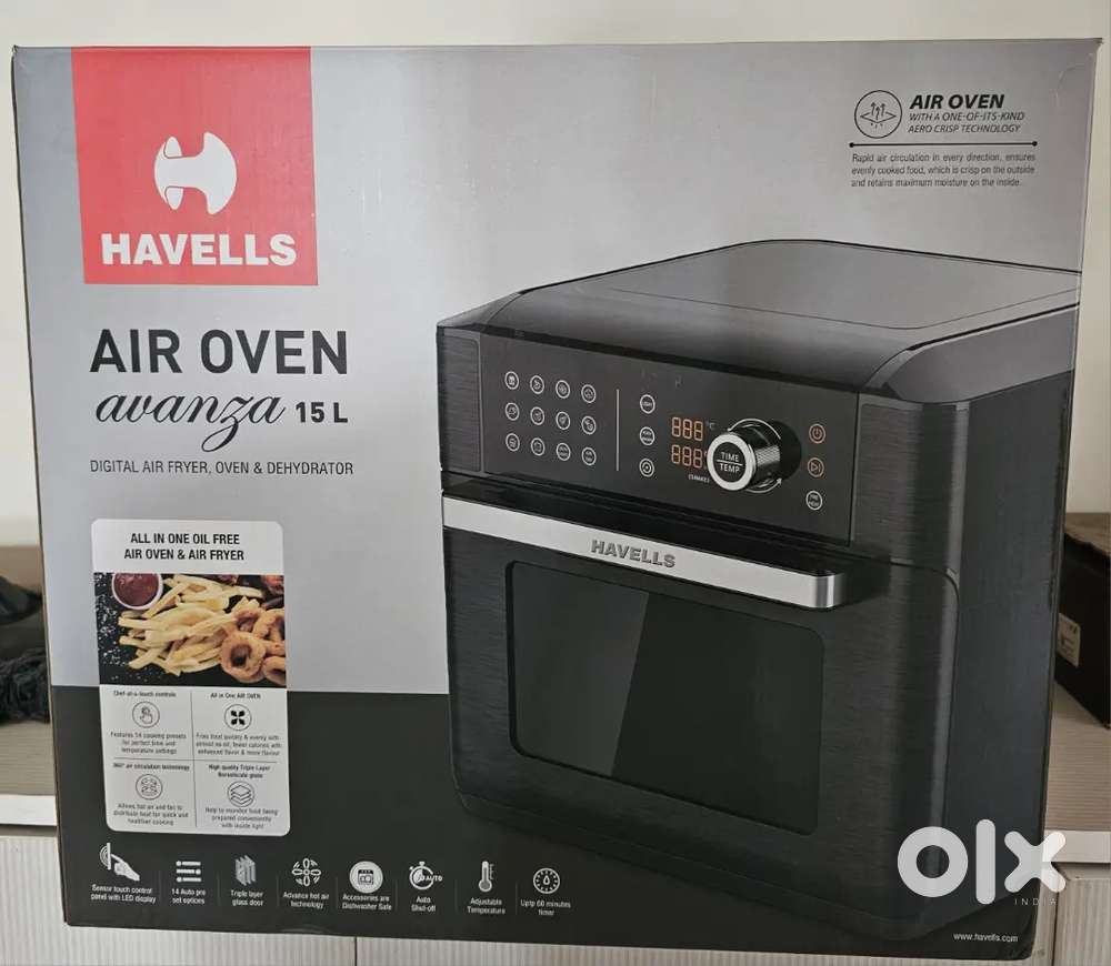 New sealed packed Havells Air Oven Avanza 15L