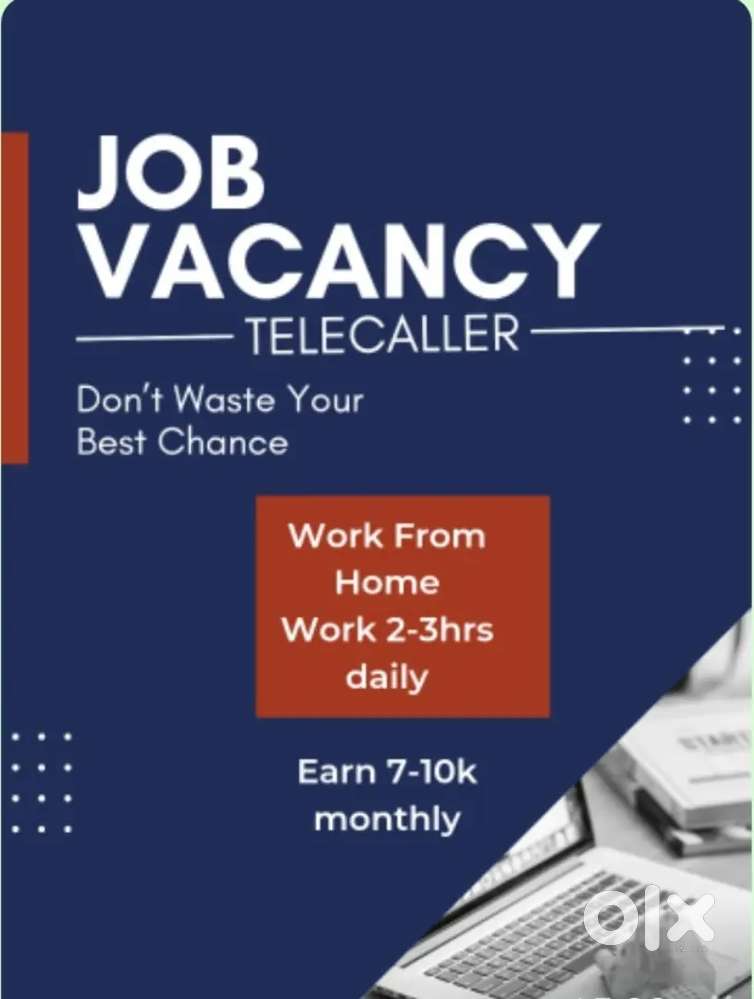 Part-time telecaller work from home!