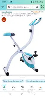 Cockatoo Foldable Exercise Bike