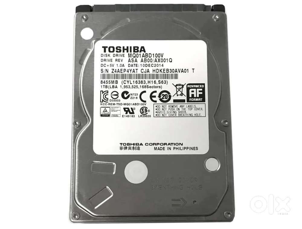 1tb hard disk Toshiba