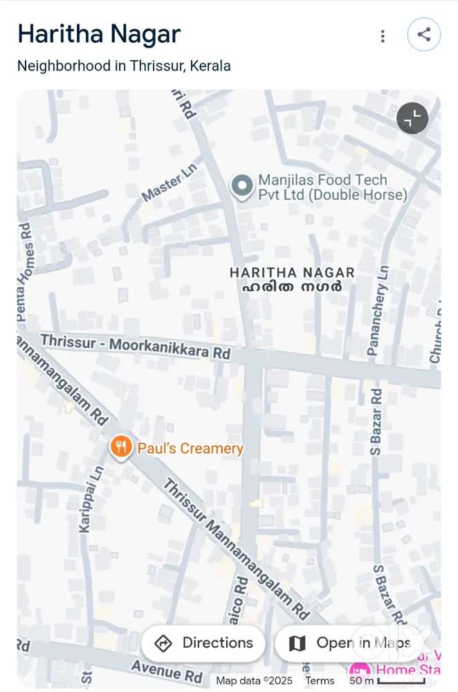 6.5 Cent residential plot in Nelikkunu, Thrissur