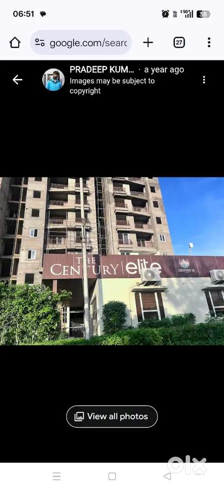New constructed flat 1 bhk with semi furnished available for rent