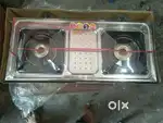 Double burner gas stove