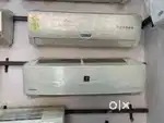 Sharp 1.5 ton split AC with warranty and good condition