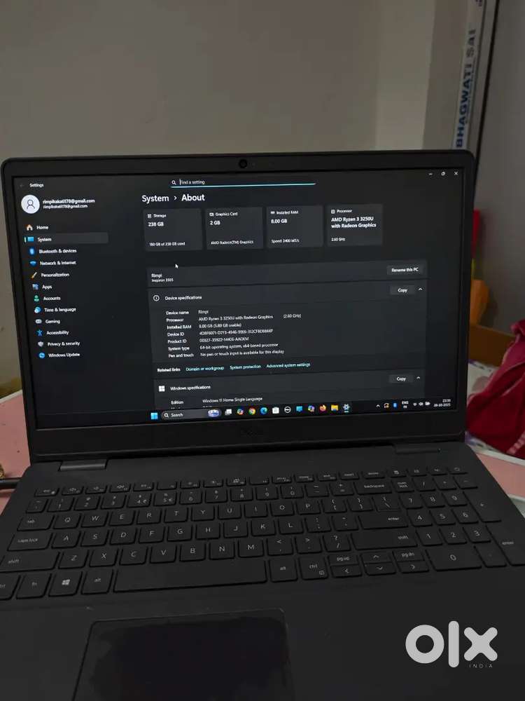 Dell Inspiron 3505 for same