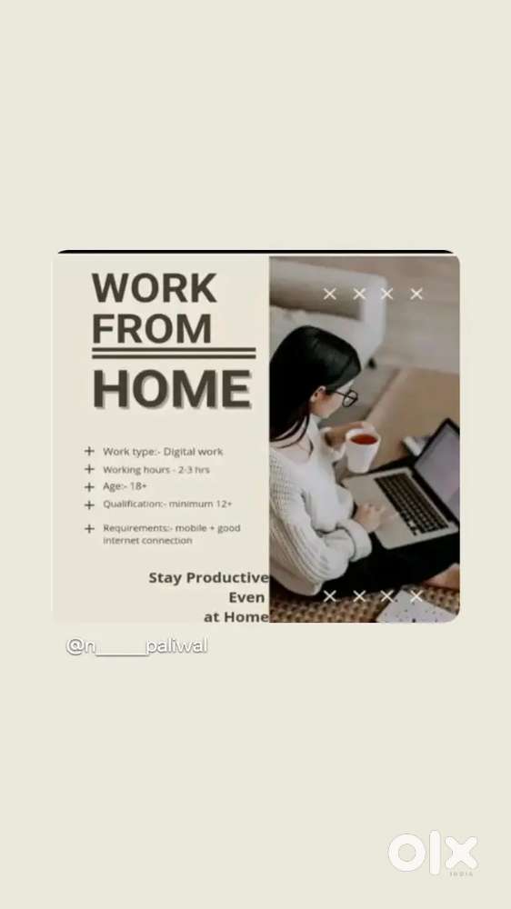 Online work from home