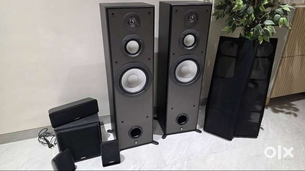 Tower Home Theater Speakers plus Active Subwoofer.