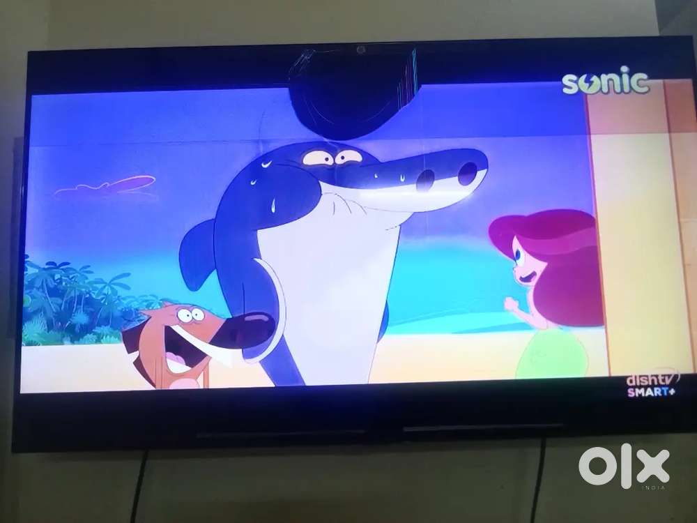 LG 2 years 42 inch LED TV small display problem