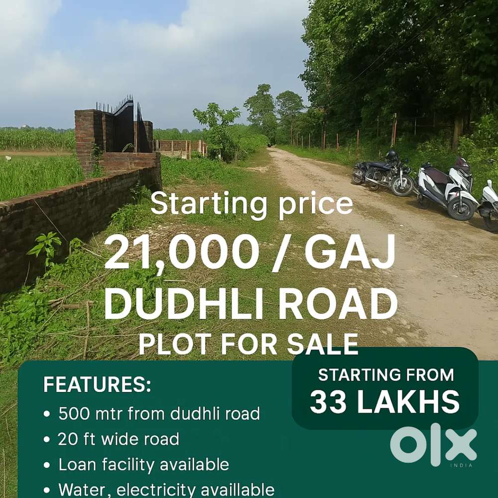 New plotting at Dudhli road , doiwala