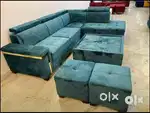 L corner sofa set