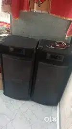 2 DJ BOX WITH AMPLIFIER NEW CONDITION