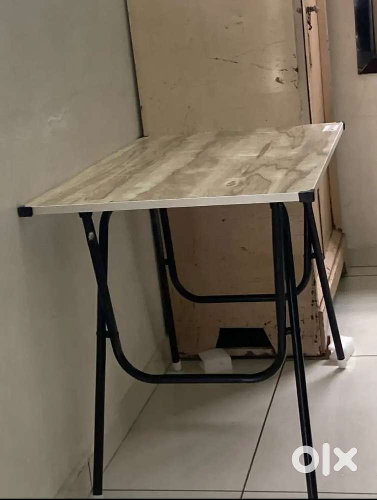Combo: Study table and maharaja company plastic chair