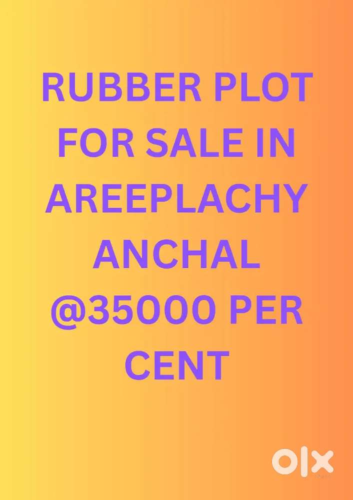 Rubber plot sale in areeplachy@35000per cent