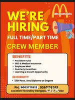 McDonald’s work restaurants based work