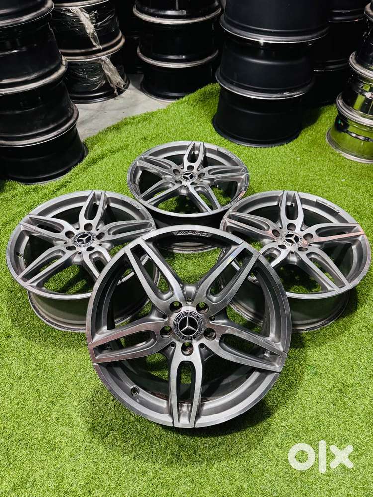 MERCEDES AMG ORIGINAL ALLOY WHEELS 18 INCH (GOOD CONDITION)