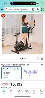 Gym exercising cycle