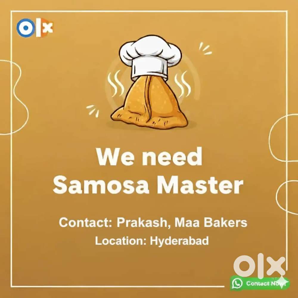 We need Samosa Master