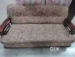 Teak wood sofa