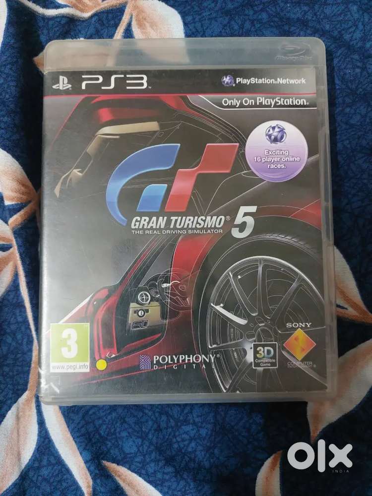 PS3 GRAN TURISMO 5 DISK CD ORIGINAL ALSO MORE GAME CD CHECK DOWN PS3
