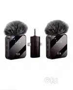 F11-2 3 in 1 Wireless Microphone, Noise Cancellation Wireless Mic